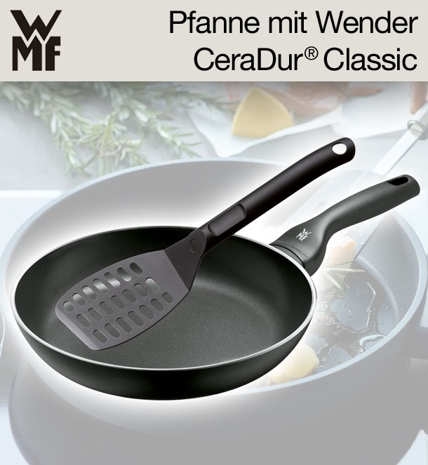 WMF Pfanne CeraDur Classic 28cm mit Wender Aluminium