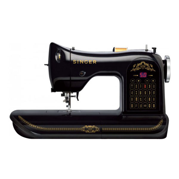 Singer 160 Limited Edition Computer-Nähmaschine Nostalgie Schwarz
