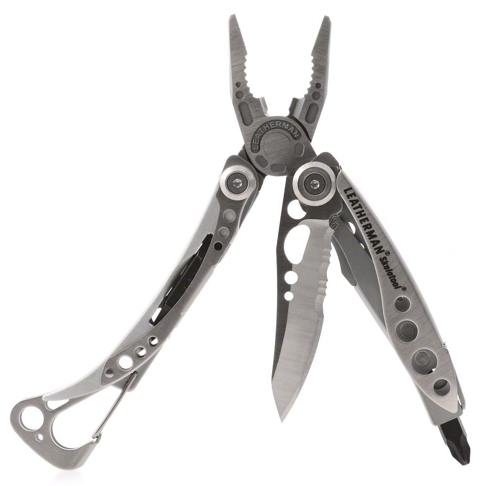 Leatherman Skeletool, hochwertiges MultiTool mit 7 Werkezugen in 1 und