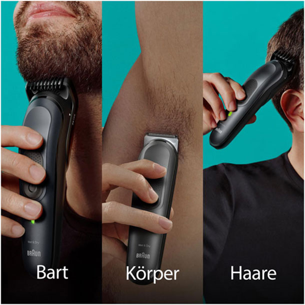Braun All-In-One Bartpflege Bodygroomer | Set 10-in-1 eBay Trimmer/Haarschneider