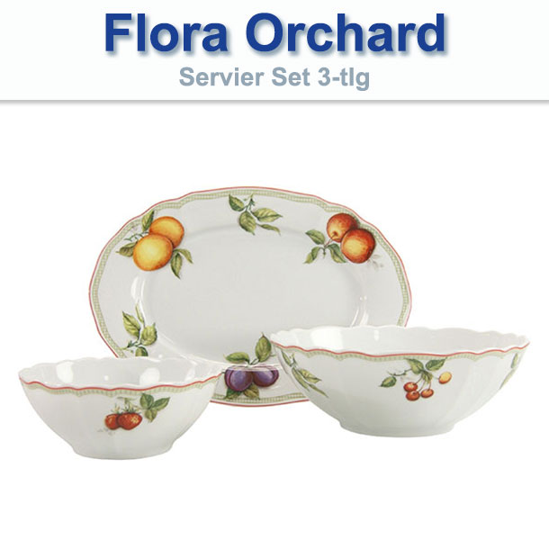 Creabile 17036 Serie Flora Orchard Servier Impostato 3 Teilig 