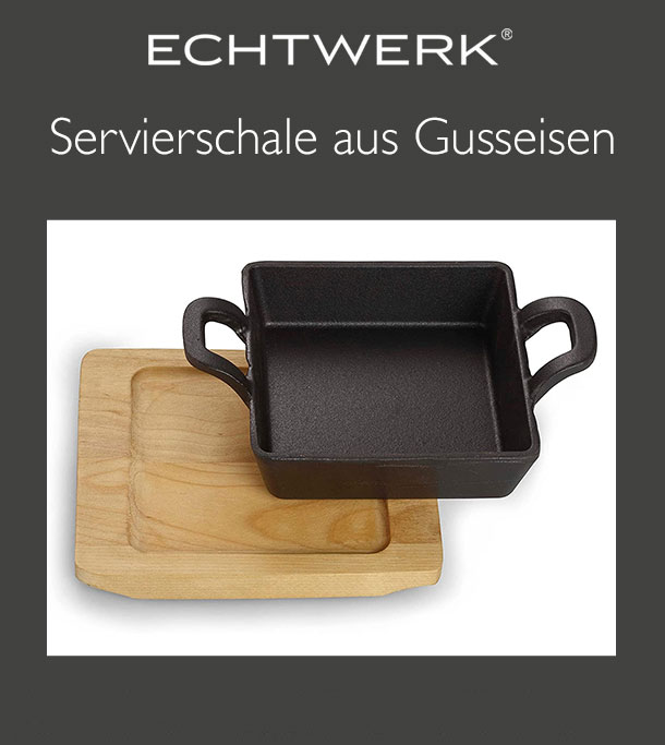 Servierbrett eBay Servierschale Quadratische Grillpfanne Auflaufform | Echtwerk mit