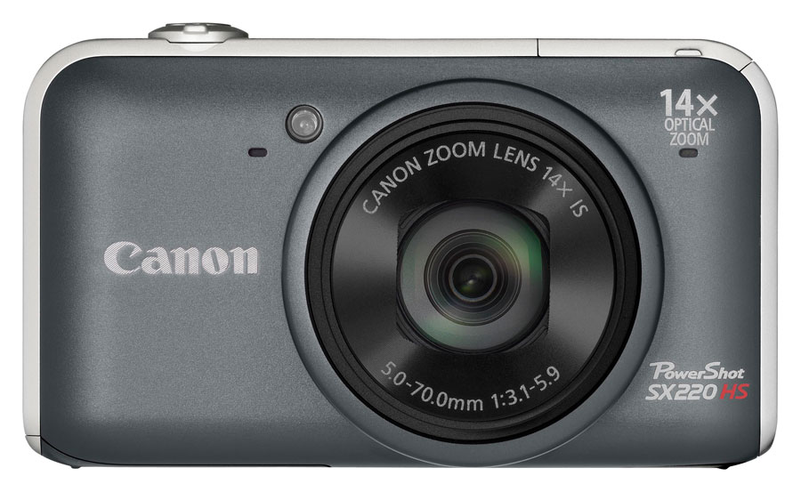 CANON PowerShot SX 220 HS Grau 12,1 MP Weitwinkel  