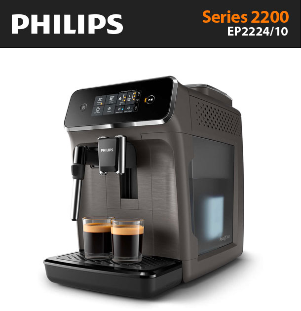 Philips EP2224/10 Series 2200 Kaffeevollautomat Kaffeemaschine  Keramikmahlwerk 8710103894735