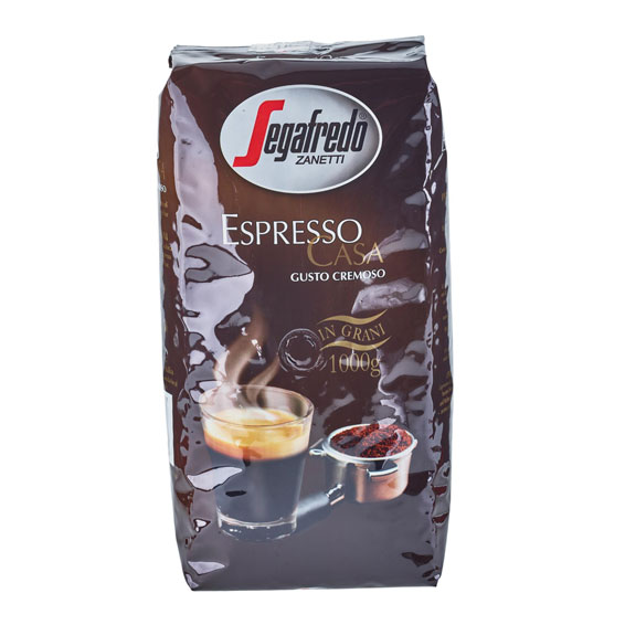 SEGAFREDO 4er Pack ESPRESSO CASA 4 x 1000 g Kaffeebohnen Kaffee