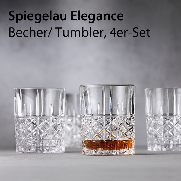 Spiegelau 2750176 Elegance Becher Set 4tlg.