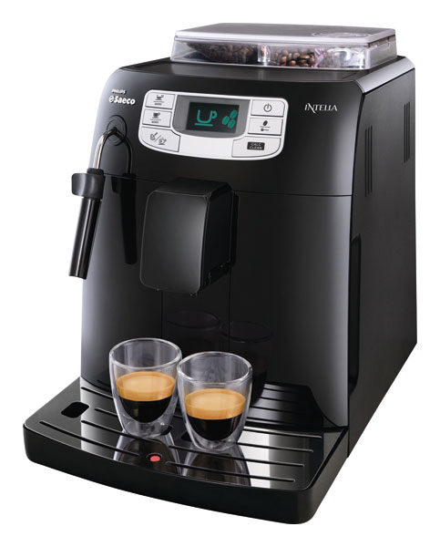 Philips Saeco HD 8751/11 Kaffeevollautomat Intelia Focus Schwarz 