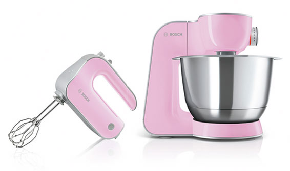 Silber Bosch MUM58K20 Universal-Küchenmaschine CreationLine Gentle Pink 