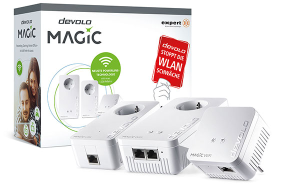 1200+ | devolo Magic eBay WiFi Set WLAN 1200 Mbit/s Mesh Kit Multiroom Powerline