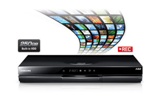 Samsung BD D8200S HD Recorder mit 3D Blu ray Player 250GB WLAN DVB S 