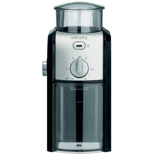 Krups GVX 242 Pro Edition Kaffeemühle Espressomühle schwarz/chrom